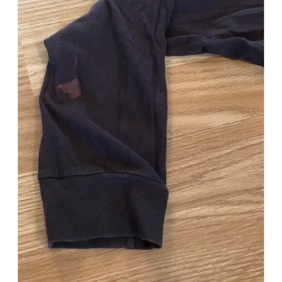 Boston Bruins Shirt Long Sleeve Raglan T-Shirt Mens Brn Medium 80s Retro Style - Picture 5 of 5